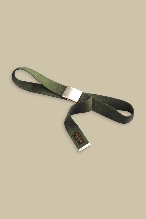 VEGAN BELT | LEAF GREEN RECYCLED