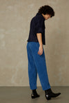 LIORA CROPPED | MID BLUE CORD