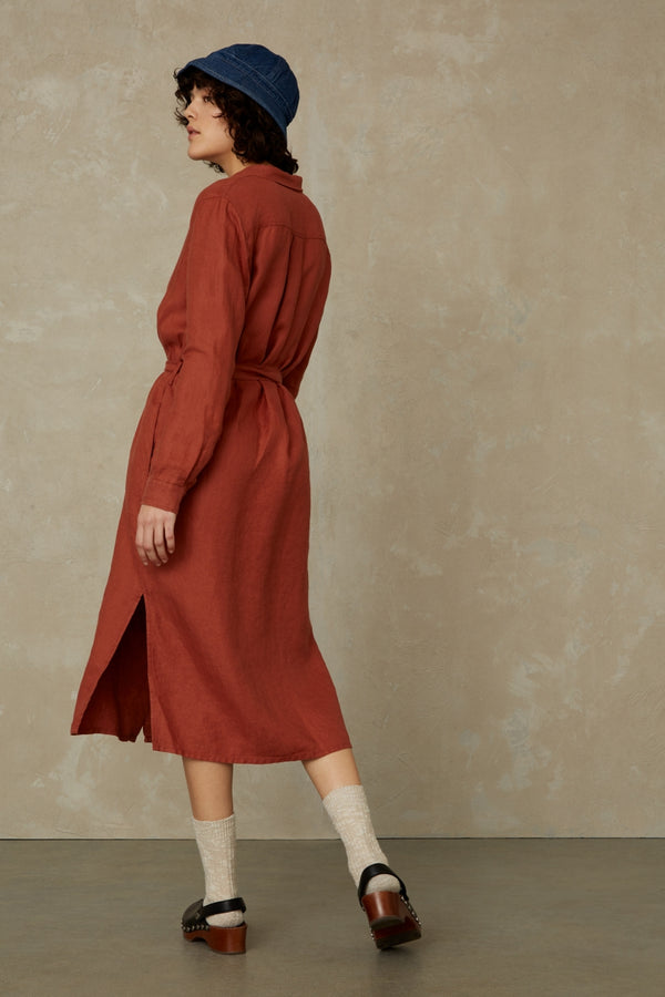MAGGY | TERRACOTTA LINEN