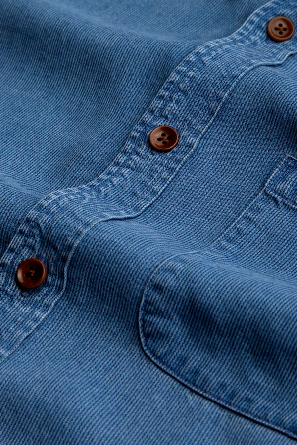 ENDA POCKET | INDIGO STRUCTURE TENCEL