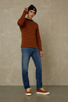 NEZER | BRETON STRIPE CINNAMON