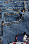 KIDS JEANS | BIO STRETCH BLUE BADGE ALLOVER