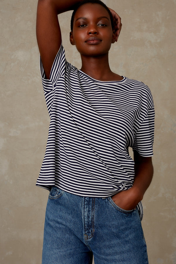 AMABEL | STRIPE NAVY