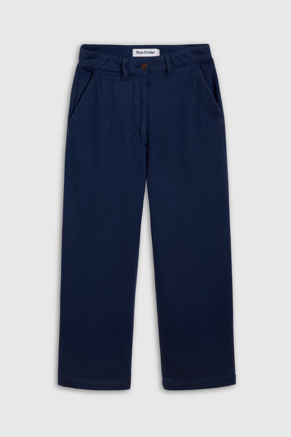 DARIA CROPPED | WORKER BLUE