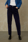 CAROLINE CROPPED | WORKER BLUE CORD