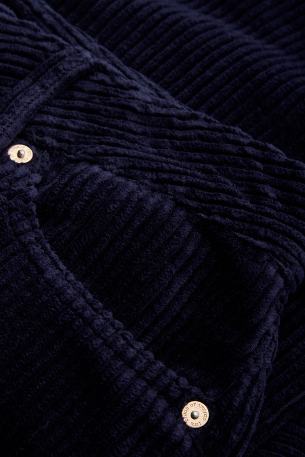 CAROLINE CROPPED | WORKER BLUE CORD