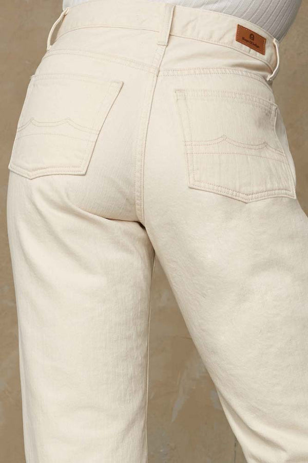CAROLINE CROPPED | CLEAN RECYCLED ECRU
