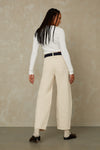 LEILA CROPPED | CLEAN RECYCLED ECRU