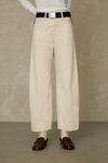 LEILA CROPPED | CLEAN RECYCLED ECRU