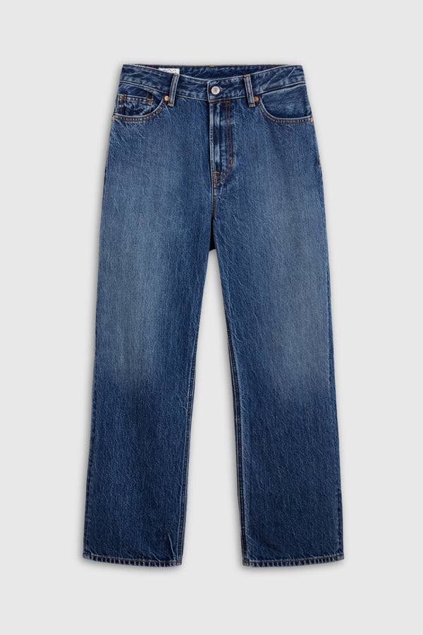 LIORA CROPPED | CLEAN BLUE WORN REFIBRA