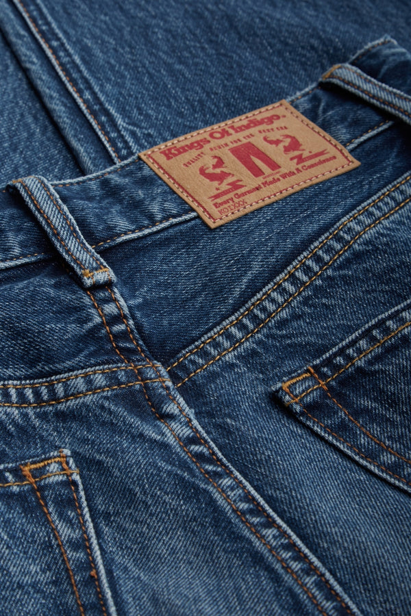 LIORA CROPPED | CLEAN BLUE WORN REFIBRA