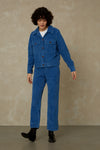 LAVINIA | MID BLUE CORD