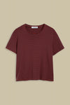 AMABEL | FINE STRIPE TERRACOTTA