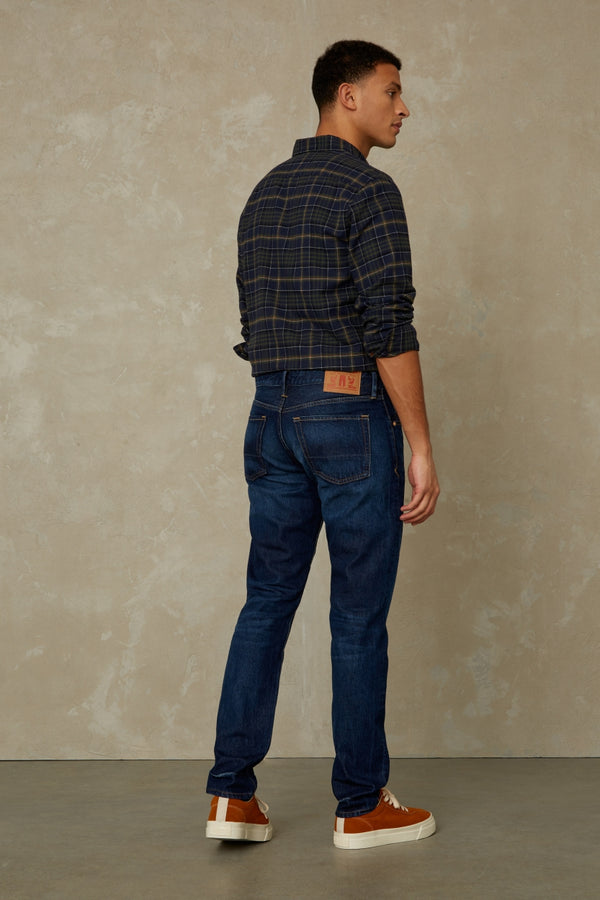 ENDA POCKET | BRUSHED DEEP FOREST CHECK