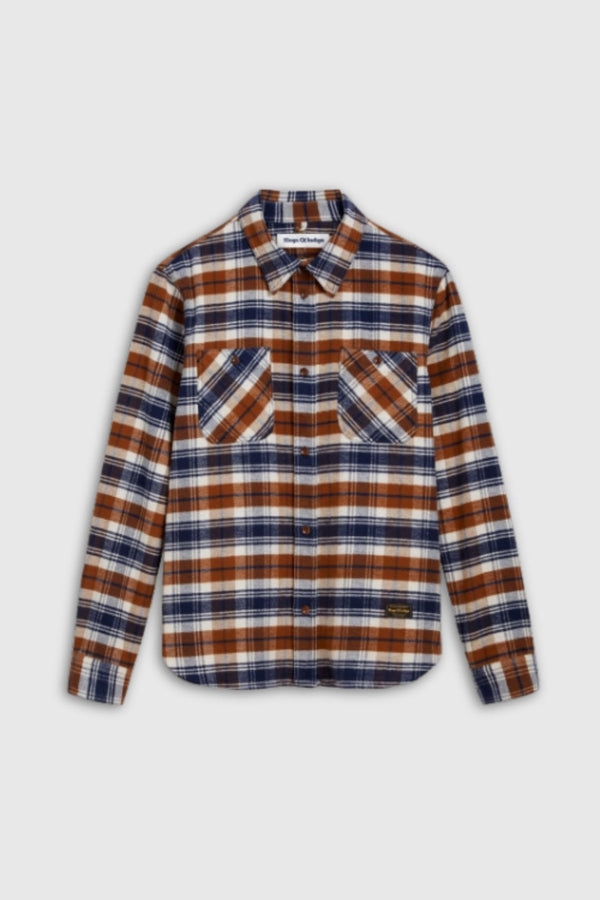 JUNTOKU | CINNAMON BRUSHED CHECK