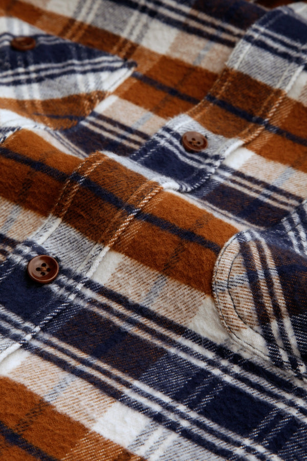 JUNTOKU | CINNAMON BRUSHED CHECK