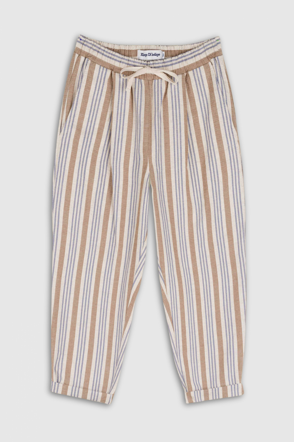 LOURDES | ECRU HEMP STRIPE