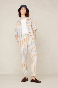 LOURDES | ECRU HEMP STRIPE
