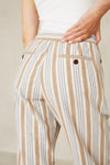 LOURDES | ECRU HEMP STRIPE