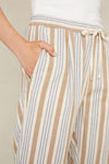 LOURDES | ECRU HEMP STRIPE