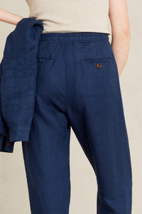 LOURDES | WORKER BLUE LINEN