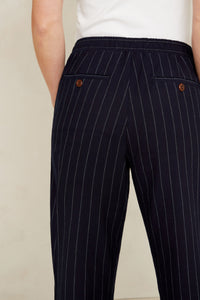 LOURDES | INDIGO STRIPE HEMP