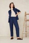 TAJA | WORKER BLUE LINEN