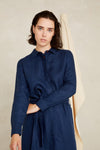 MAGGY | WORKER BLUE LINEN