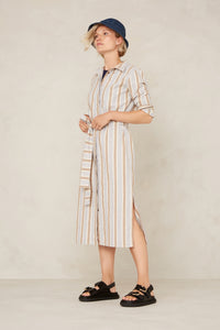 MAGGY | ECRU HEMP STRIPE