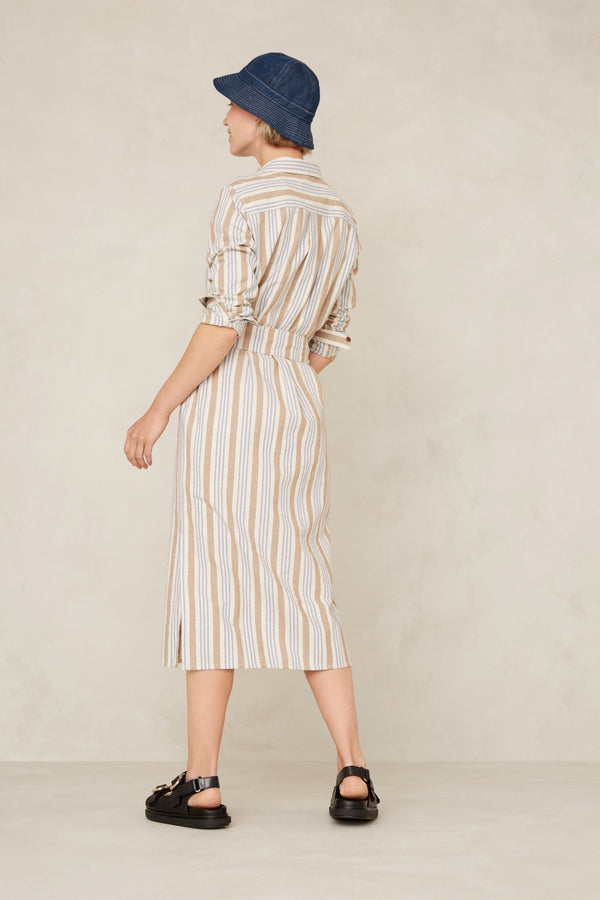 MAGGY | ECRU HEMP STRIPE