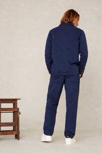 MARTIN | WORKER BLUE LINEN MIX
