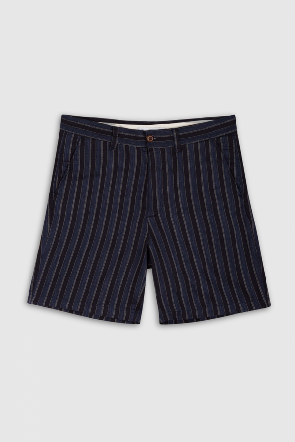 CRONUS | BLUE LINEN STRIPE