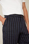CRONUS | BLUE LINEN STRIPE