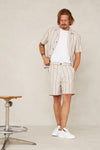 CRONUS | ECRU HEMP STRIPE