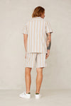 CRONUS | ECRU HEMP STRIPE