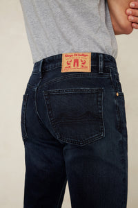 EDRIC | XAVIER BLUE BLACK WORN