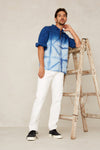 BALDER L/S | SHIBORI OMBRE NATURAL INDIGO