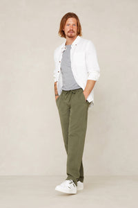ENDA POCKET | OPTICAL WHITE LINEN