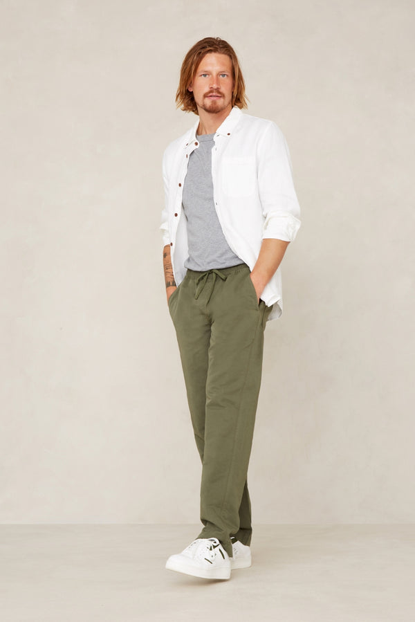ENDA POCKET | OPTICAL WHITE LINEN