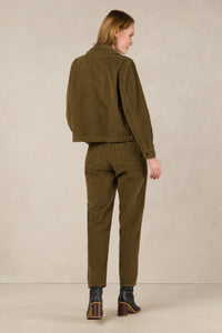 CAROLINE CROPPED | MOSS GREEN