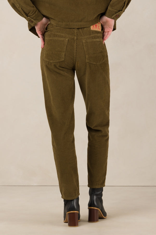 CAROLINE CROPPED | MOSS GREEN