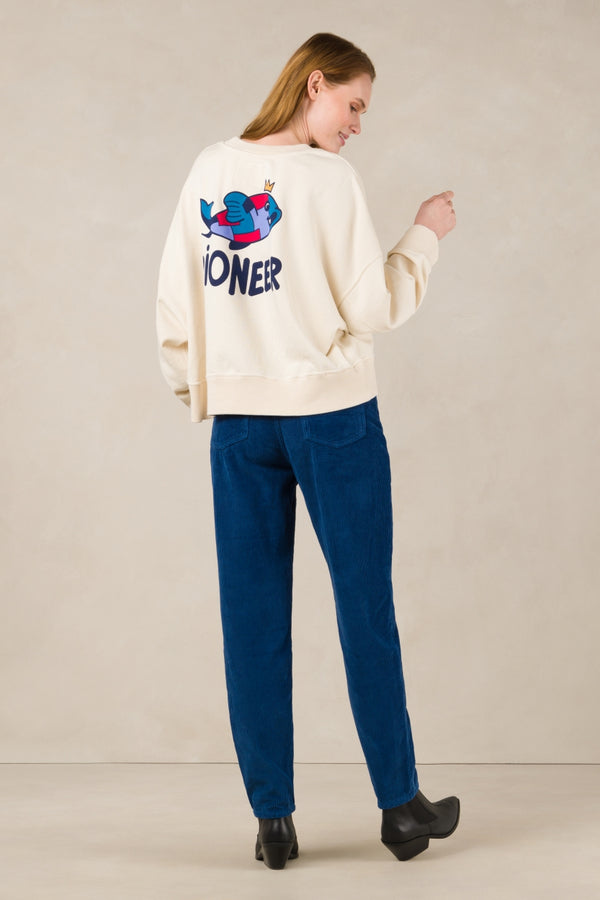 CAROLINE CROPPED | ELECTRIC BLUE