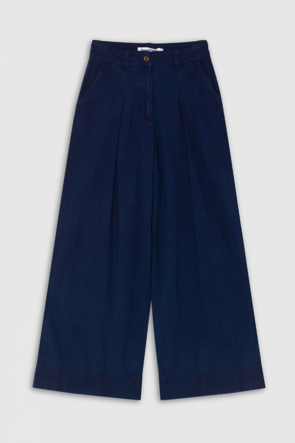 RAPUNZEL | INDIGO HERRINGBONE