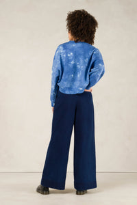 RAPUNZEL | INDIGO HERRINGBONE