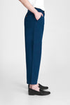 DARIA CROPPED | INDIGO HERRINGBONE