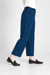 DARIA CROPPED | INDIGO HERRINGBONE