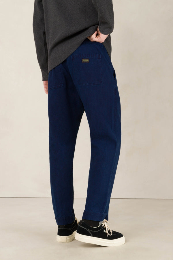 MARTIN | INDIGO HERRINGBONE
