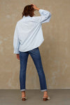 AIZEN | BLUE FINE STRIPE