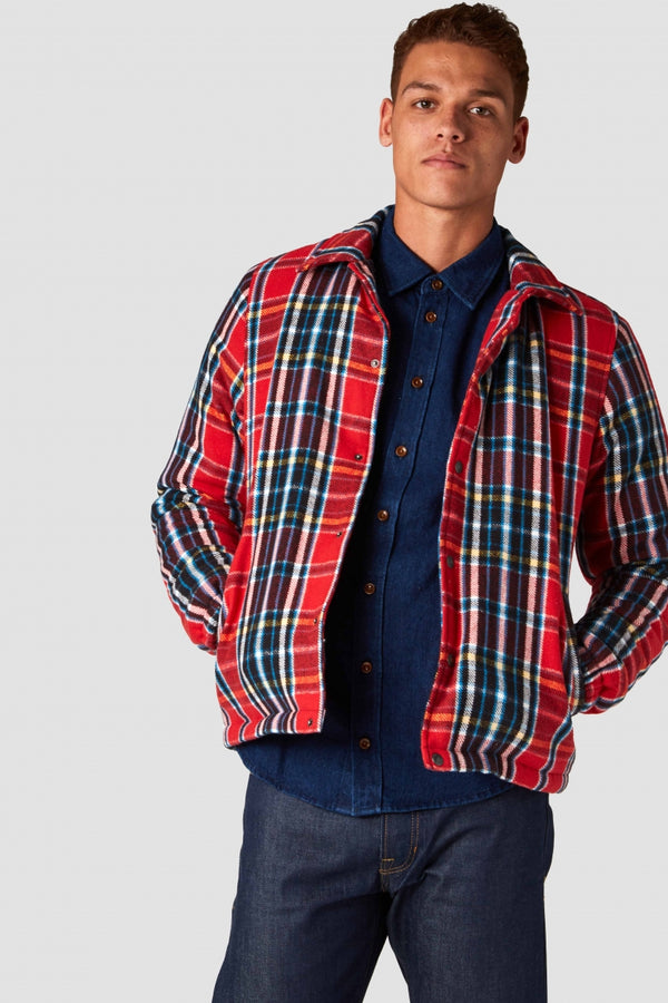 KENNETH | RED FLANNEL CHECK