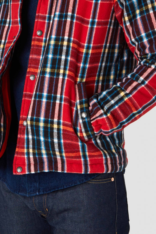 KENNETH | RED FLANNEL CHECK